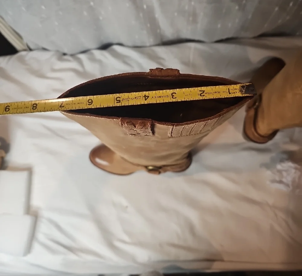 Lycky Brand Blue Jean America Brown Knee-High Women's Boots.  Weathered Leather. - Picture 7 of 11